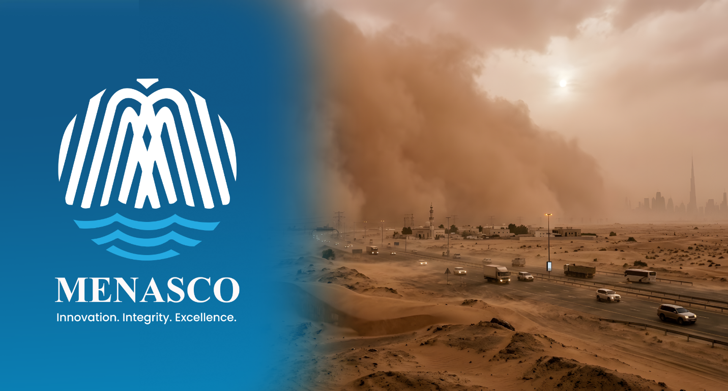 UAE Dust Storm Safety السلامة من العواصف الترابية في الإمارات العربية المتحدة